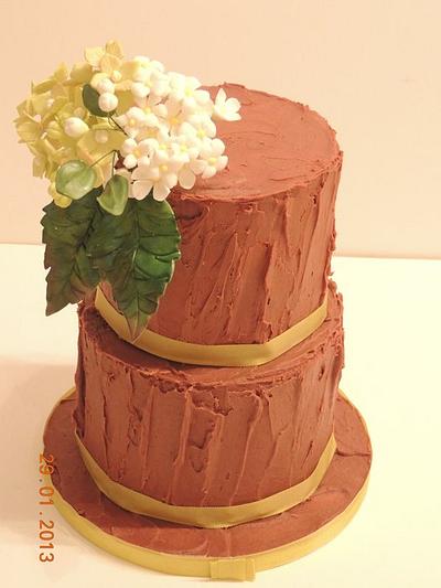 hydrangea cake - Cake by sasha