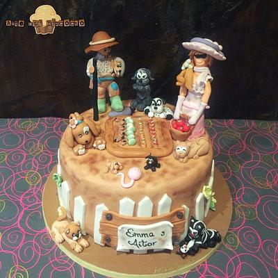 Tarta para unos granjeros muy especiales - Cake by jose