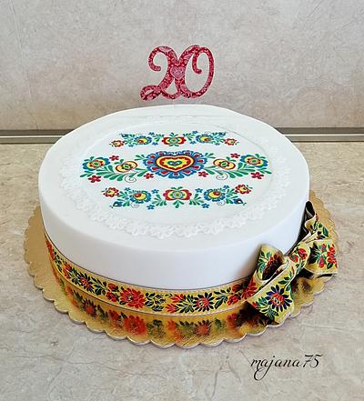 Folklor cake - Cake by Marianna Jozefikova