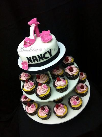 Pink Sugar Shoe Cake - Cake by Beau Petit Cupcakes (Candace Chand)