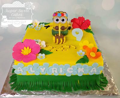 Hula Minion - Cake by Sugar Sweet Cakes