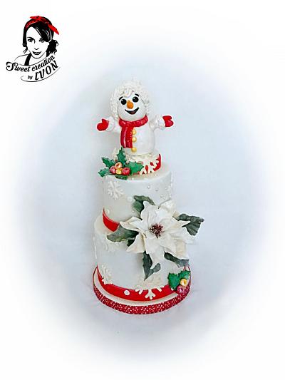 Simple Christmas cake - Cake by Ivon