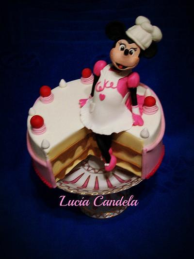 Minnie pasticciona  - Cake by LUXURY CAKE BY LUCIA CANDELA