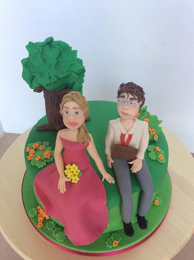 Love is in the air! - Cake by Cinta Barrera