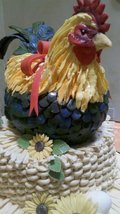 El gallo Bartolito , Rooster - Decorated Cake by - CakesDecor