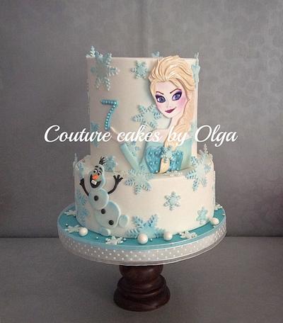 ,,Frozen,, cake - Cake by Couture cakes by Olga