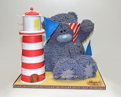  Teddy Bear and lighthouse - Cake by Elena Zhdanko