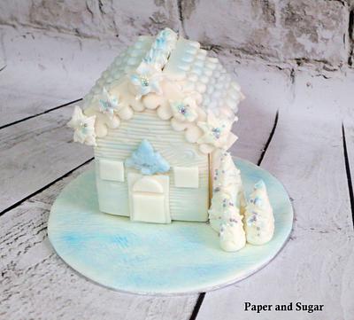 Winter Wonderland Cookie House - Cake by Dina - Paper and Sugar
