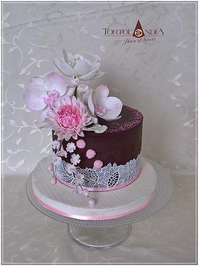 Flowers cake - Cake by Tortolandia