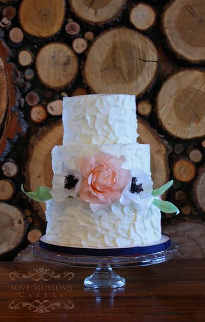 Rustic cake - Cake by Love Blossoms Cakery- Jamie Moon