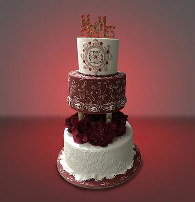 Mr. & Mrs. Red - Cake by MsTreatz