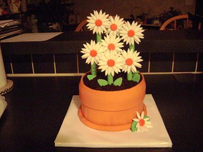 Daisies - Cake by vacaker