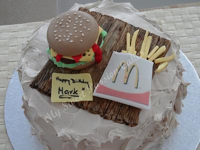 Yummy Burger - Cake by Beata Khoo
