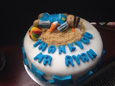 Thank The Teacher - Cake by Ollipops Cakes