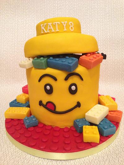 Lego Head Cake - Cake by Roberta
