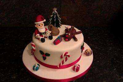 christmas cake - Cake by Caked