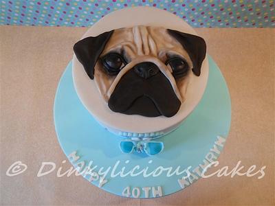 Pug Cake - Cake by Dinkylicious Cakes