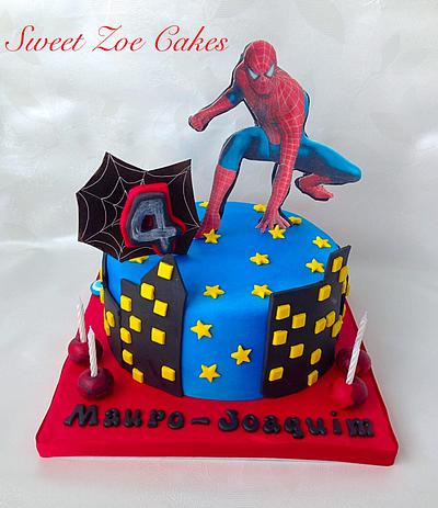 Spiderman cake - Cake by Dimitra Mylona - Sweet Zoe Cakes