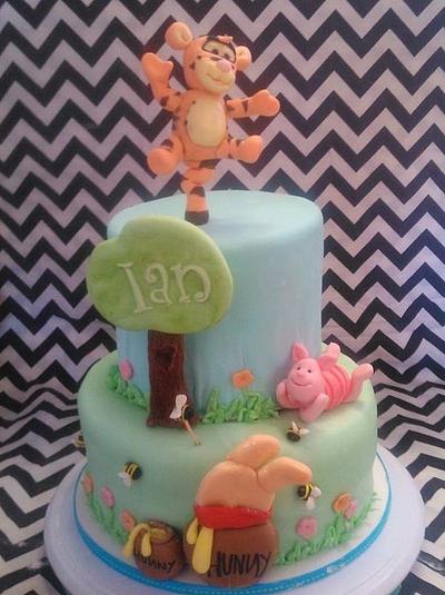 Tigger and Friends Baby shower cake  - Cake by Angelica (Angie) Zamora 