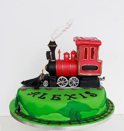 Choo choo!!!!!!! Steam engine train - Cake by Artym 