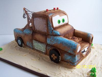 Tow Mater - Cake by Tea Party Cakes