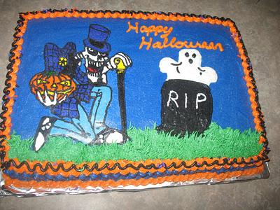 Halloween cake - Cake by cher45