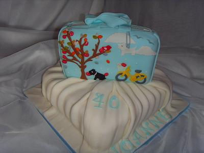 "Sweet Pickings" Radley Bag 40th Birthday Cake - Cake by Christine