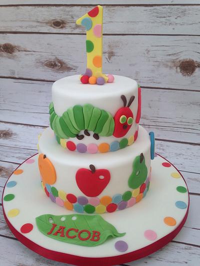 The hungry caterpillar  - Cake by The Cake Bank 