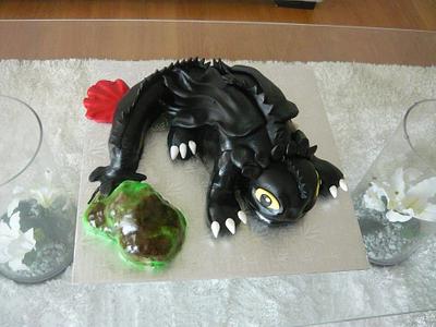 Toothless Dragon  - Cake by Cake Art