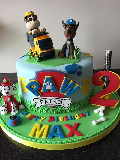 Paw patrol cake  - Cake by Donnajanecakes 