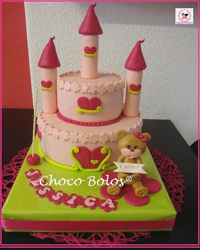 Pink Castle - Cake by ChocoBolos