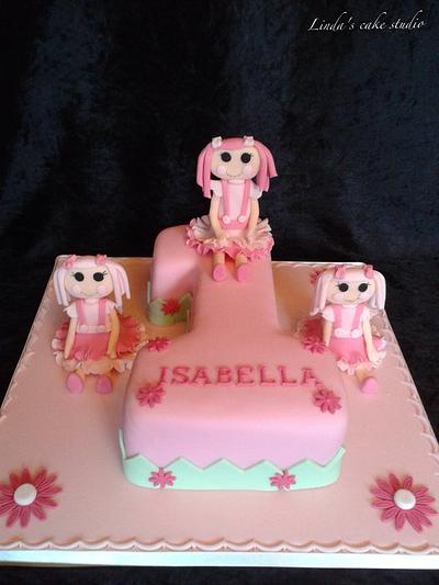 Rag dolls  - Cake by Linda's cake studio
