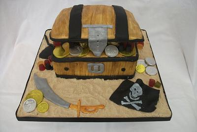 Treasure Chest Birthday Cake - Cake by Lyndsey Statham