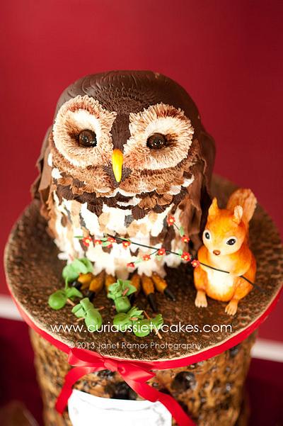 Beatrix Potter-Squirrel Nutkin cake/featured in cake central magazine  - Cake by CuriAUSSIEty  Cakes