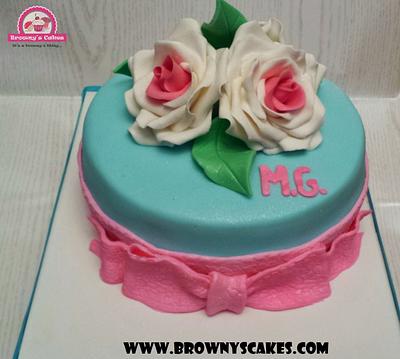 Flower Cake - Cake by Browny's Cakes