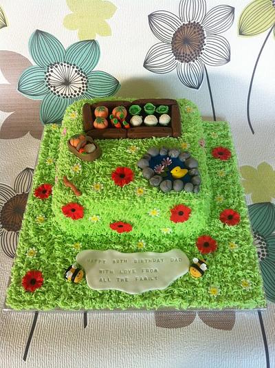 Summer garden - Cake by Suzie Street