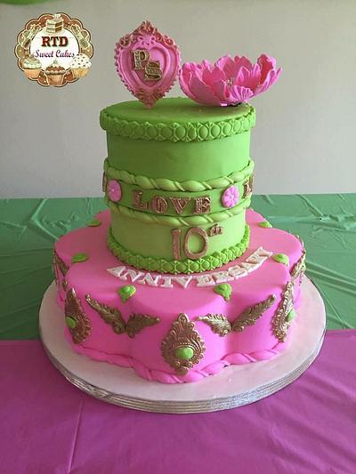 Anniversary cake - Cake by RTDsweetcakes 