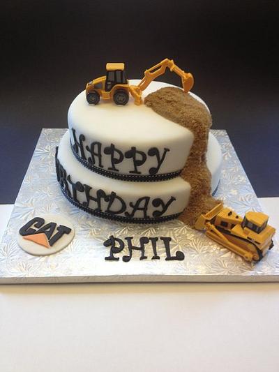 Construction Birthday - Cake by Jennifer Jeffrey