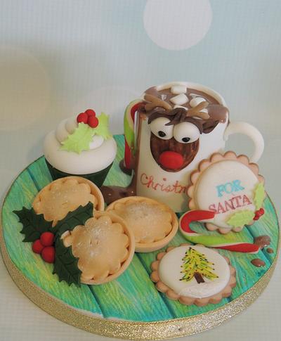 A Feast for Santa - Cake by Shereen
