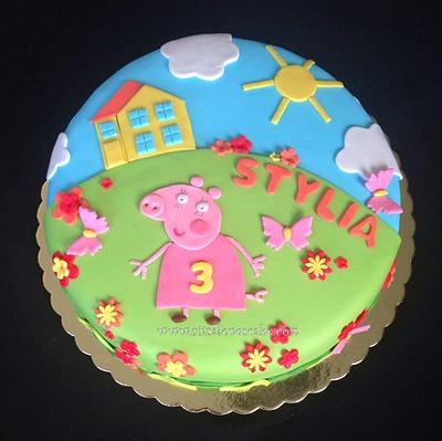 Peppa Pig - Cake by Ritsa Demetriadou