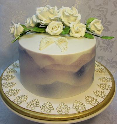 Funeral Cake for my Mum  - Cake by Sugarart Cakes