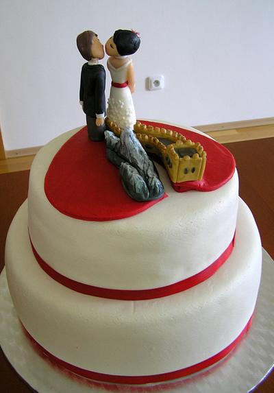 Wedding cake - Cake by Anka