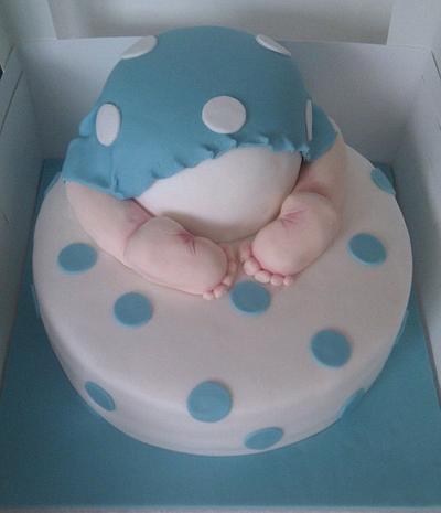 baby rump cake - Cake by oatescakes