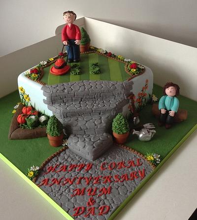 Gardening cake - Cake by Donnajanecakes 