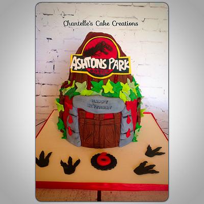 Jurassic park cake - Cake by Chantelle's Cake Creations