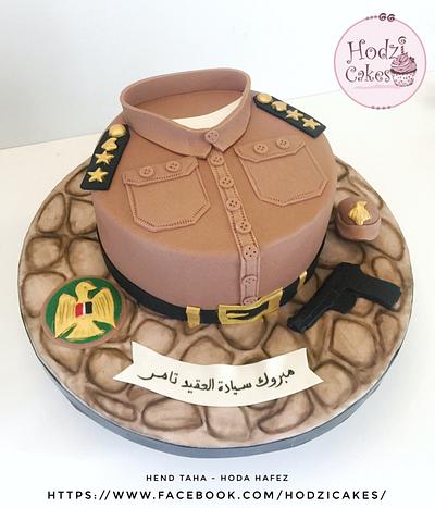 Military Congrats Cake  - Cake by Hend Taha-HODZI CAKES