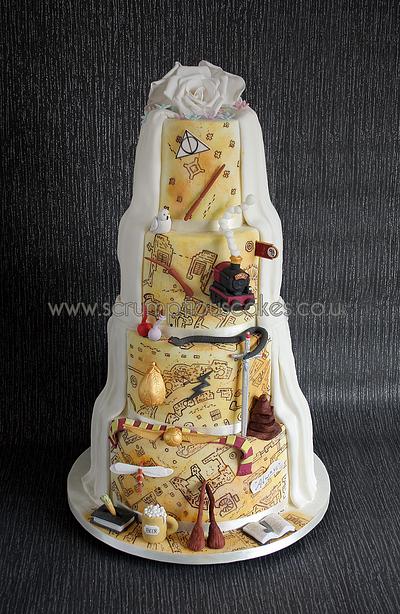 Harry Potter Wedding Cake - Cake by Scrumptious Cakes