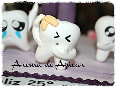cake for a dentist - Cake by Aroma de Azúcar