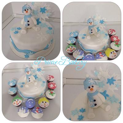 Snowman cake - Cake by Prime Bakery