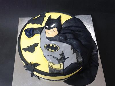 Batman cake fondant decorated - Cake by Torte Sweet Nina